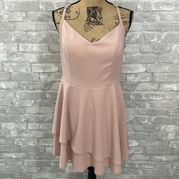 Altar’d State Layered Lace Back Dress - Picture 1 of 6